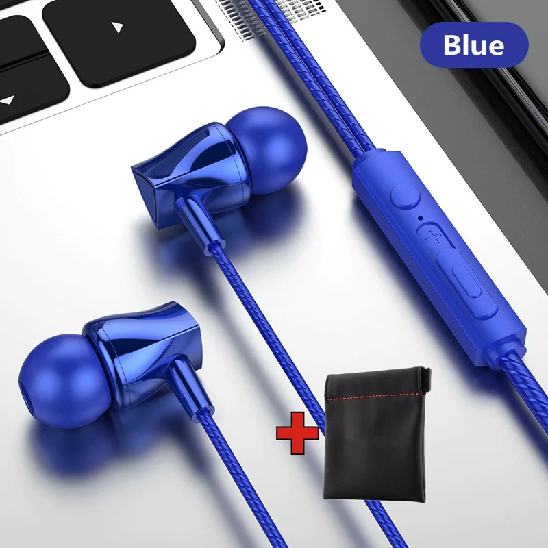 Super Bass In-Ear Kopfhörer Ohrhörer X10 Headset Earphone Headphone + PU-Tasche