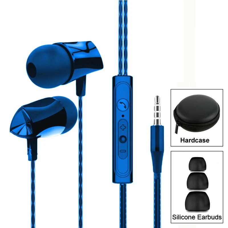 Super Bass In-Ear Kopfhörer Ohrhörer X10 Headset Earphone Headphone + PU-Tasche