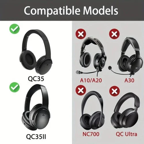 Ohrpolster für Bose QuietComfort QC35 QC15 QC45 QC25 Q35 II Braun