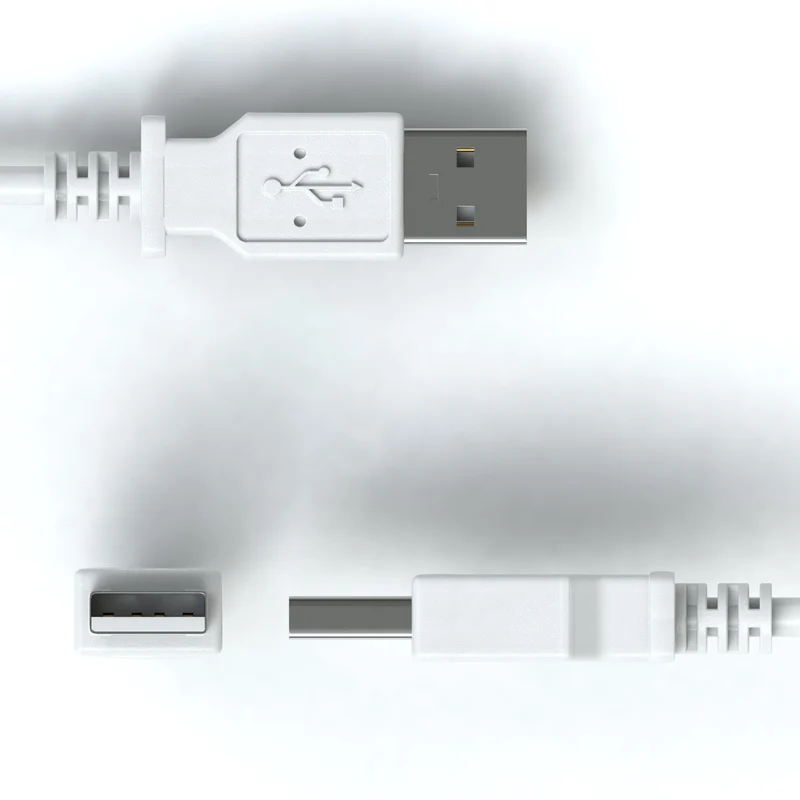 USB-A Verbindungskabel, 2.0, grau - S-Impuls Variante