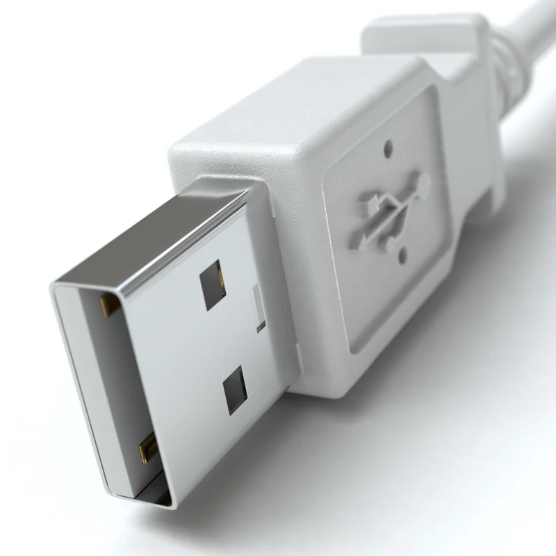 USB-A Verbindungskabel, 2.0, grau - S-Impuls Variante