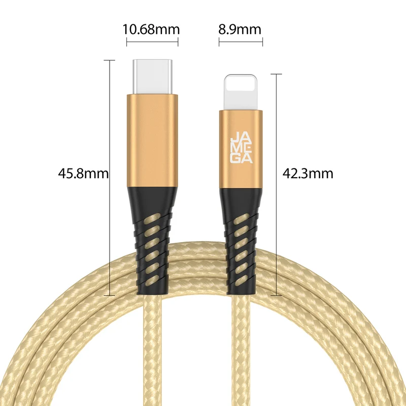 USB-C zu Lightning Kabel - Gold - Variante