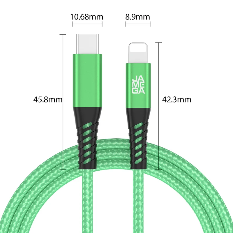 USB-C zu Lightning Kabel - Grün - Variante