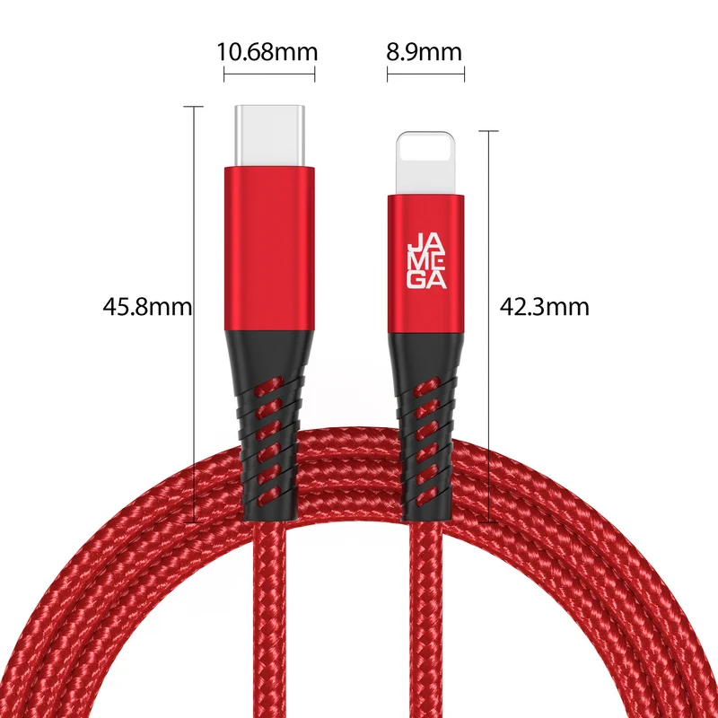 USB-C zu Lightning Kabel - Rot - Variante