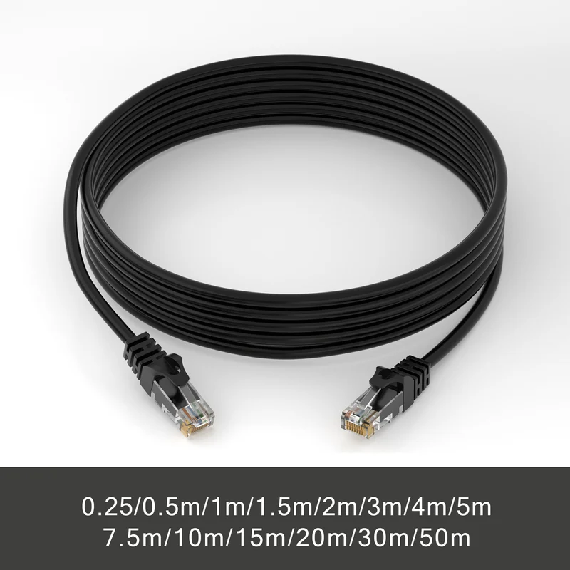 CAT 6 Patchkabel - BLACK - Variante