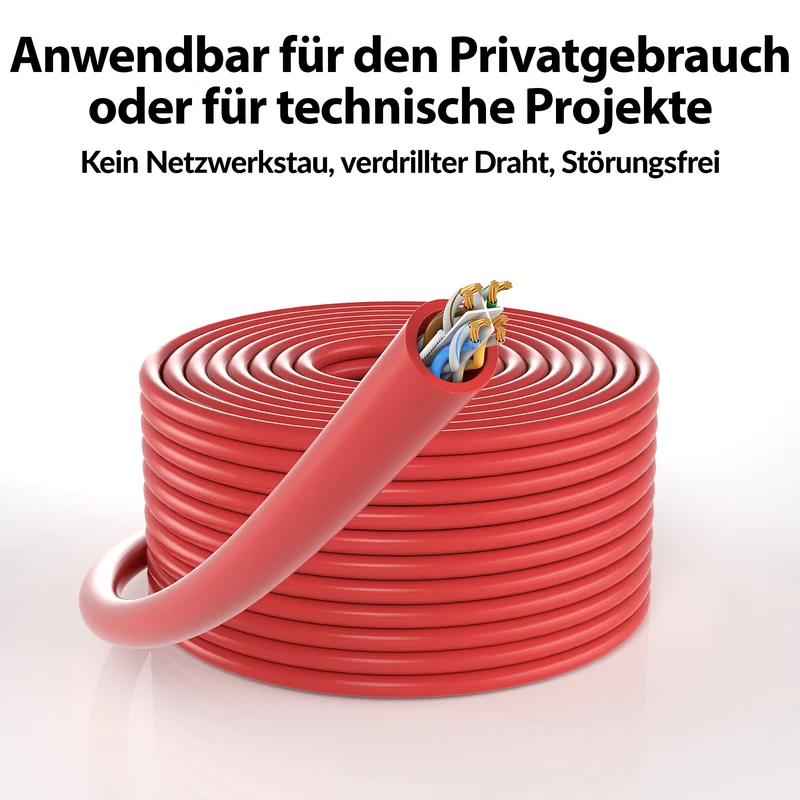 CAT 6 Patchkabel - RED - Variante