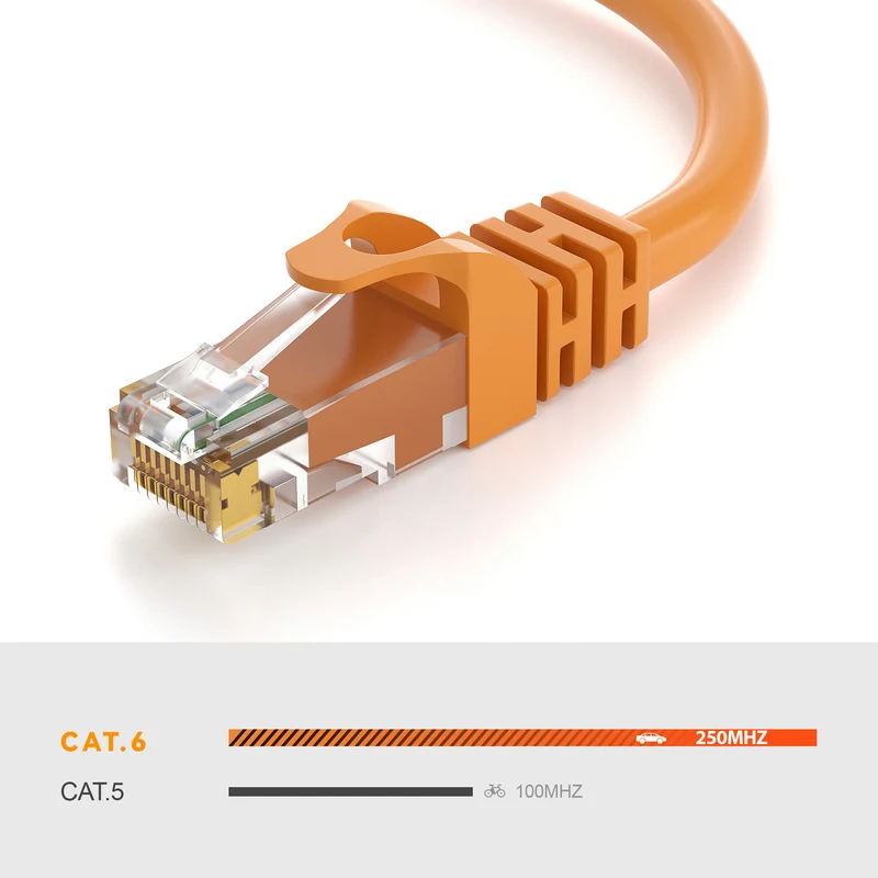 CAT 6 Patchkabel - ORANGE - Variante