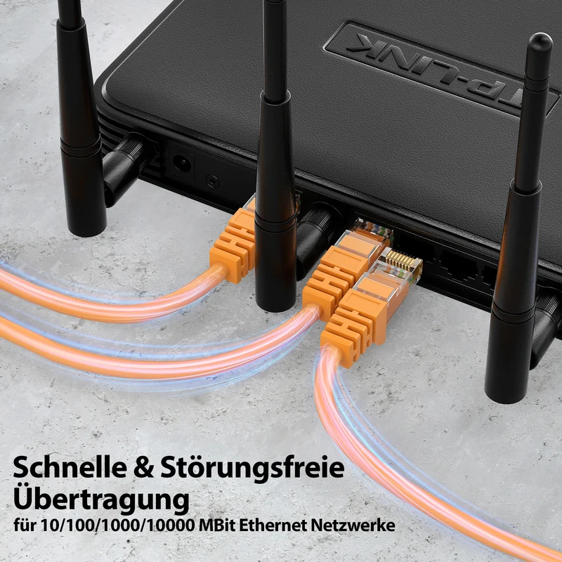 CAT 6 Patchkabel - ORANGE - Variante