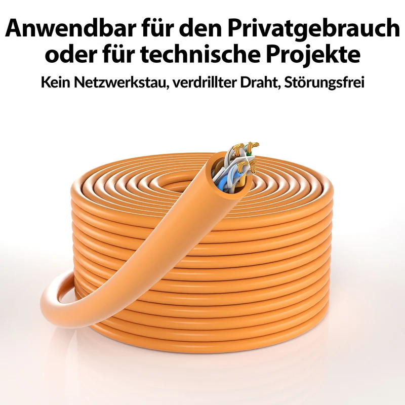 CAT 6 Patchkabel - ORANGE - Variante