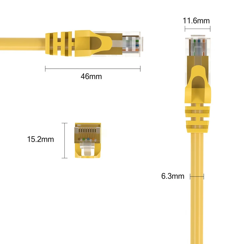 CAT 6 Patchkabel - YELLOW - Variante