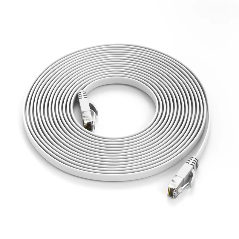 CAT 6 Patchkabel_FLACH - Weiß - Variante