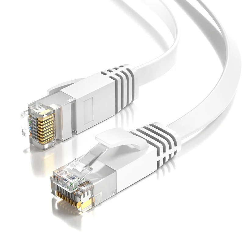 CAT 6 Patchkabel_FLACH - Weiß - Variante