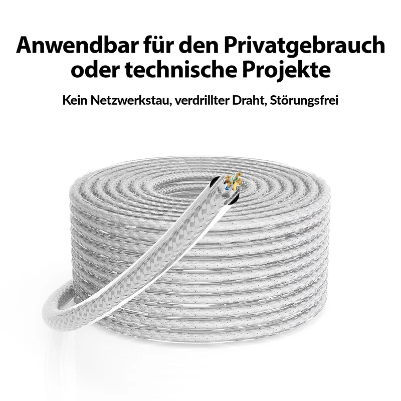 CAT 7 Patchkabel - TRANSPARENT - Variante