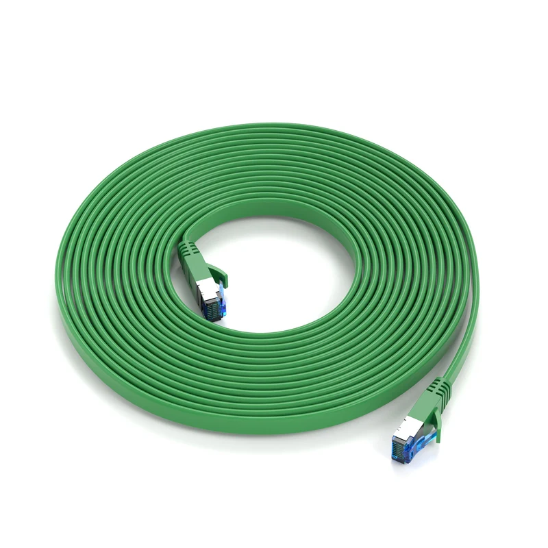 CAT 7 Patchkabel FLACH - GRÜN - Variante
