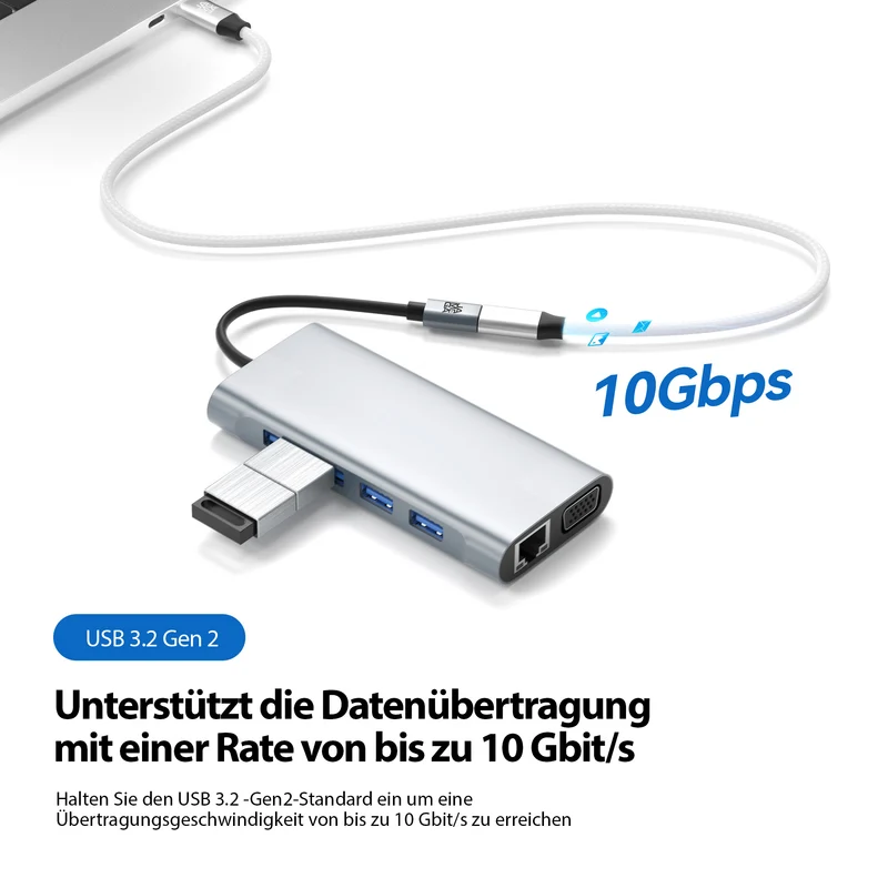 USB C Verlängerungskabel - Weiß - Variante