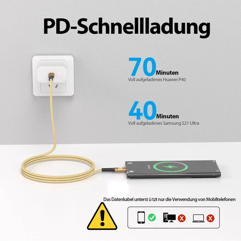 USB C Kabel Gold - Variante