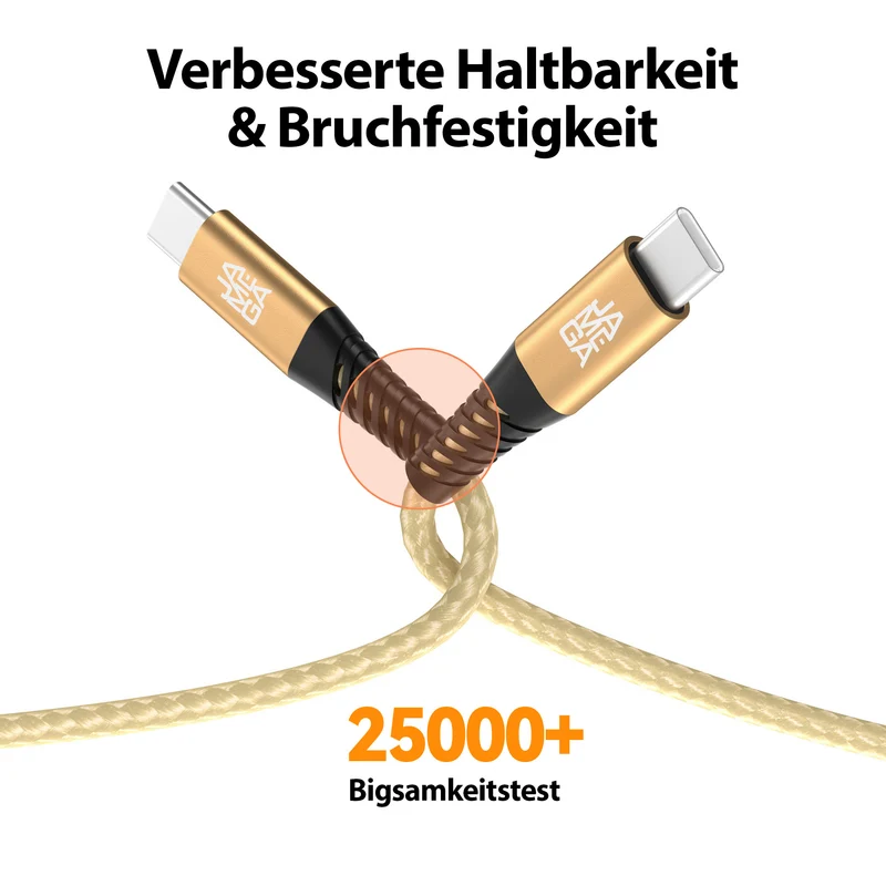 USB C Kabel Gold - Variante