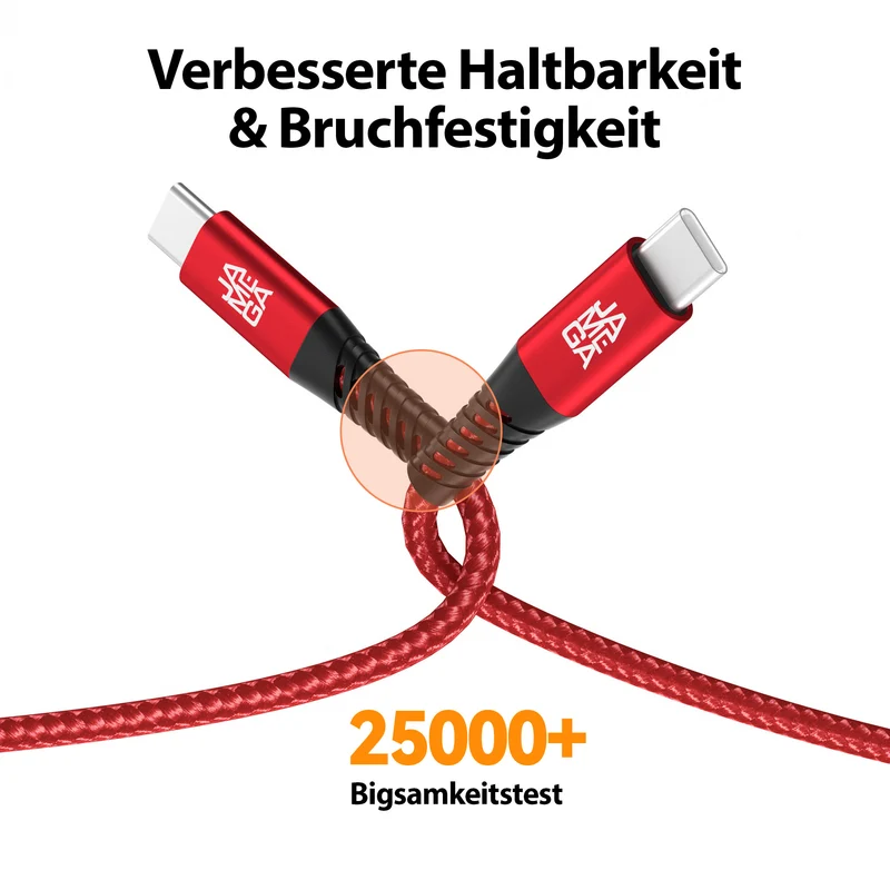 USB C Kabel Rot - Variante