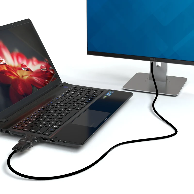 DVI-A-Stecker 12+5 Single-Link/VGA-Buchse