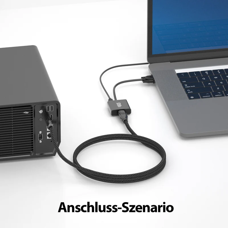 VGA Stecker auf HDMI Buchse Adapter inkl. Soundkarte