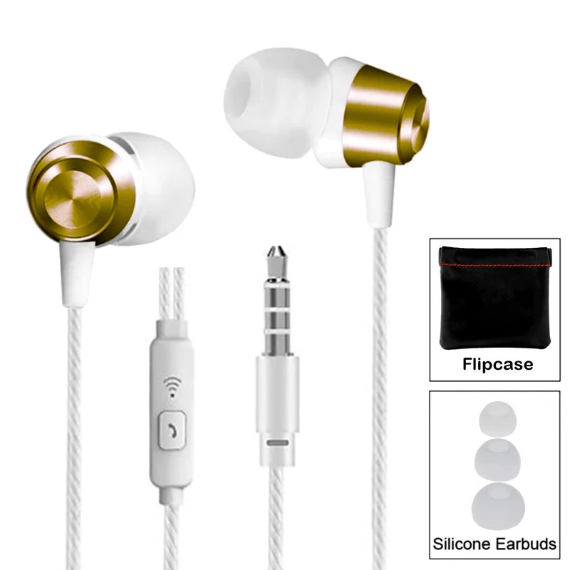 Super Bass In-Ear Kopfhörer Ohrhörer S3 Headset Earphone Headphone + PU-Tasche