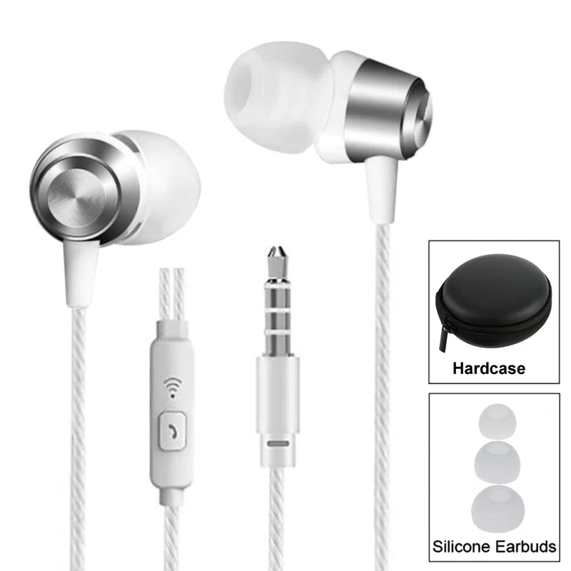 Super Bass In-Ear Kopfhörer Ohrhörer S3 Headset Earphone Headphone + PU-Tasche