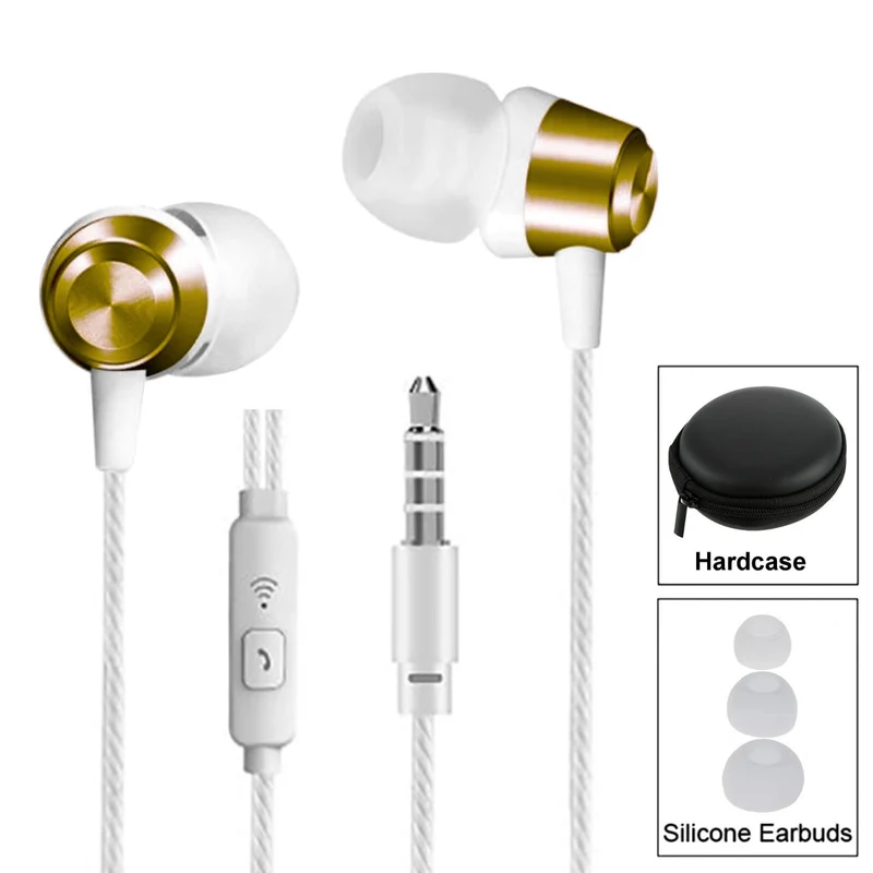 Super Bass In-Ear Kopfhörer Ohrhörer S3 Headset Earphone Headphone + PU-Tasche