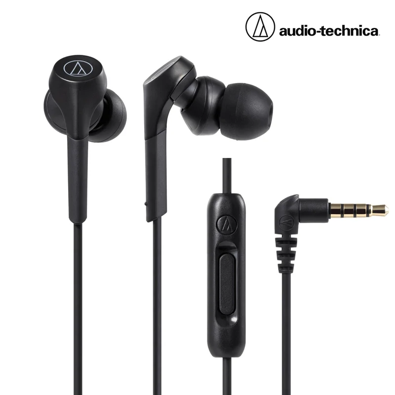 Audio-Technica ATH-CKS550XiS BK | SOLID BASS In-Ear | Mic | Schwarz