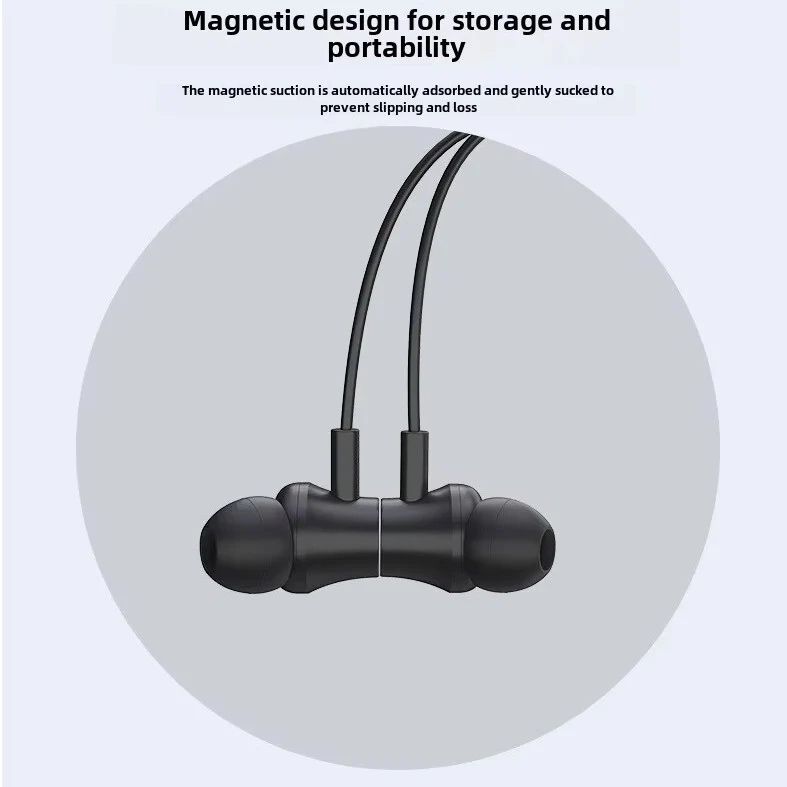 Sport In Ear Kopfhörer Bluetooth 5.3 Ohrhörer Wireless Headset Long Life HE05