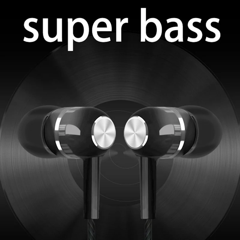Super Bass In-Ear Kopfhörer Ohrhörer S12 Headset Earphone Headphone + Tasche