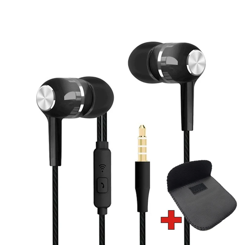 Super Bass In-Ear Kopfhörer Ohrhörer S12 Headset Earphone Headphone + Tasche