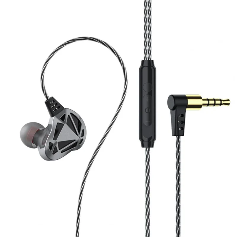 Premium Headset Kopfhörer QKZ-AK7 Pro HiFi In-Ear-Headset Ohrhörer + Hardcase