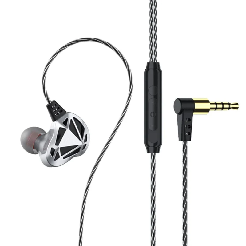 Premium Headset Kopfhörer QKZ-AK7 Pro HiFi In-Ear-Headset Ohrhörer + Hardcase