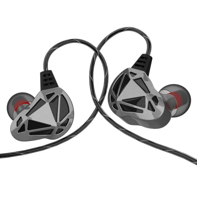 Premium Headset Kopfhörer QKZ-AK7 Pro HiFi In-Ear-Headset Ohrhörer + Hardcase