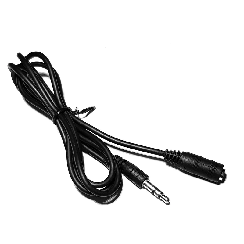 1m Audio Kabel 3,5mm Klinke Verlängerung Verlängerungskabel Klinkenkabel schwarz