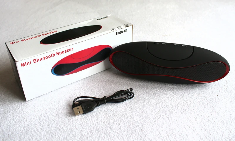 Bluetooth Lautsprecher BIG Rugby Speicherkarte USB Musik Wireless SoundBox