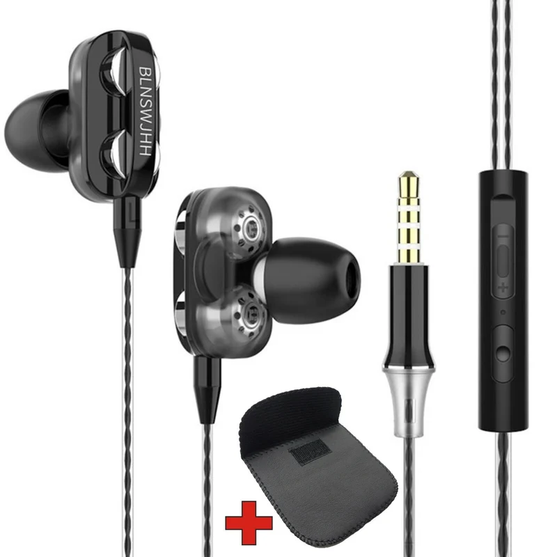 Super Bass In-Ear Doppeltreiber Kopfhörer X12 Ohrhörer Earphone Headset