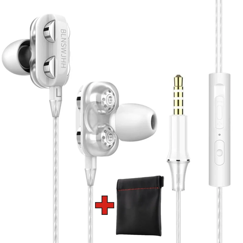 Super Bass In-Ear Doppeltreiber Kopfhörer X12 Ohrhörer Earphone Headset
