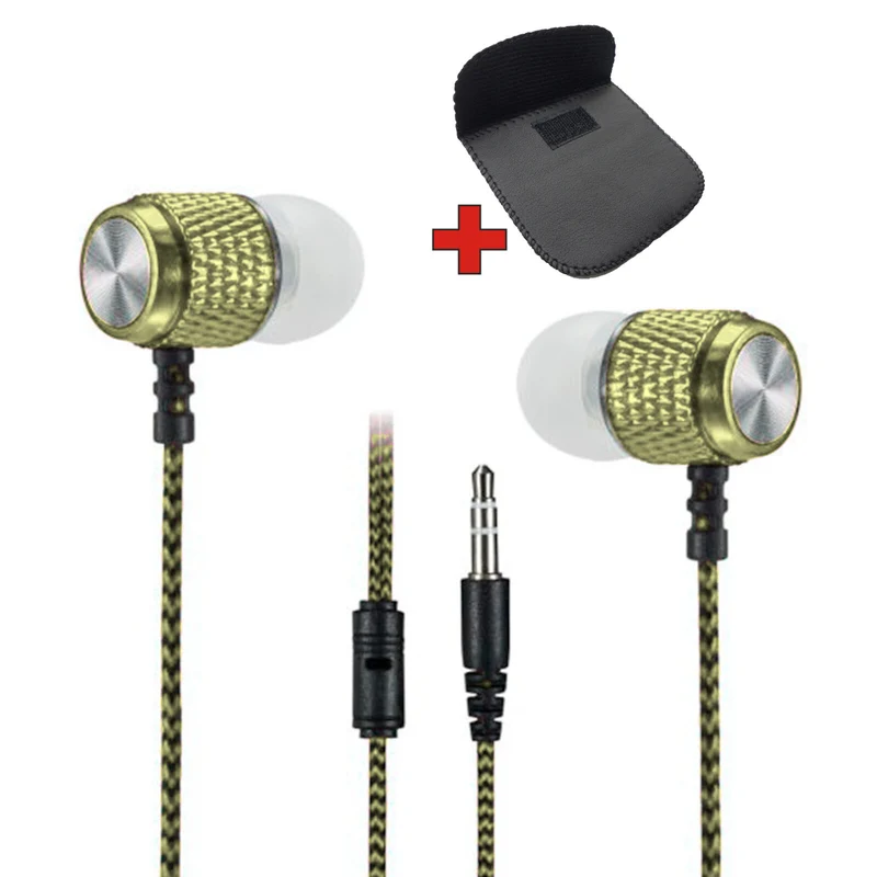 Super Bass Kopfhörer S25 In-Ear Ohrhörer Earphone Case