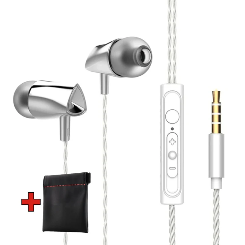 Super Bass In-Ear Kopfhörer Ohrhörer X10 Headset Earphone Headphone + PU-Tasche