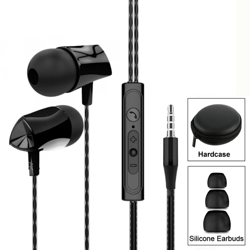 Super Bass In-Ear Kopfhörer Ohrhörer X10 Headset Earphone Headphone + PU-Tasche