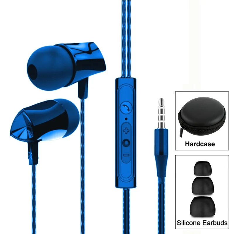 Super Bass In-Ear Kopfhörer Ohrhörer X10 Headset Earphone Headphone + PU-Tasche