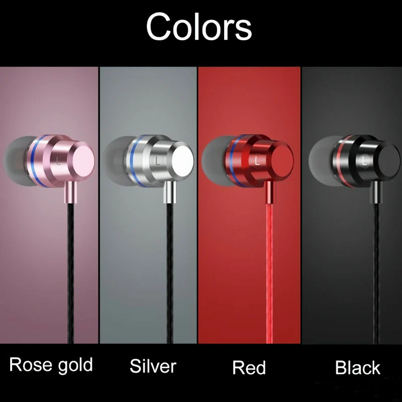 Super Bass In-Ear Kopfhörer Ohrhörer 3K V1L Sound Earphone Headphone Headset