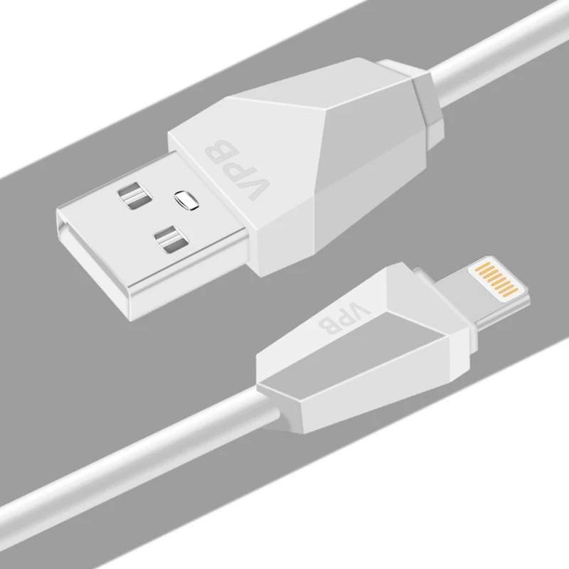 1m USB Schnellladekabel Schnell Ladekabel Sync Datenkabel für Apple iPhone weiß
