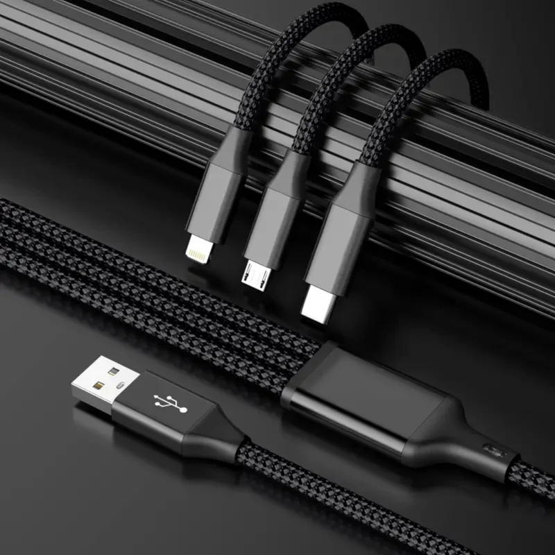 1,2m 4A USB Typ C Kabel Multi Micro Schnell Ladekabel iPhone Samsung Xiaomi LG