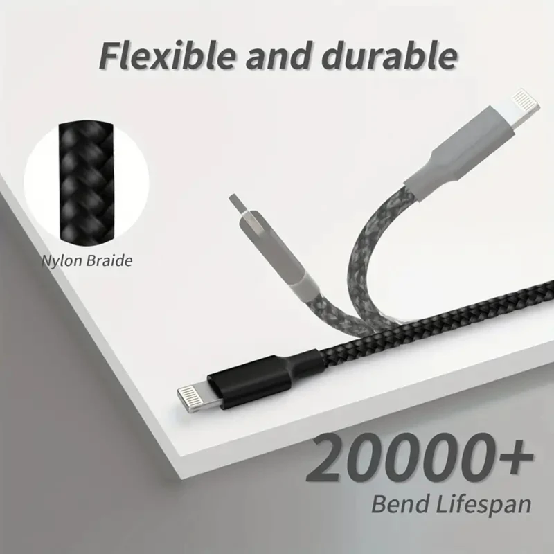 1,2m 4A USB Typ C Kabel Multi Micro Schnell Ladekabel iPhone Samsung Xiaomi LG