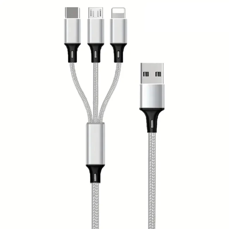 1,2m 4A USB Typ C Kabel Multi Micro Schnell Ladekabel iPhone Samsung Xiaomi LG
