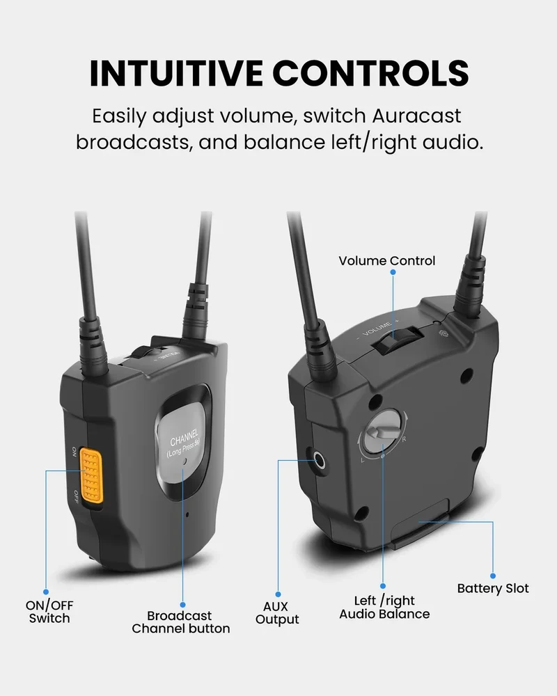 AuraCoil TV | Auracast TV Receiver & Transmitter Set
