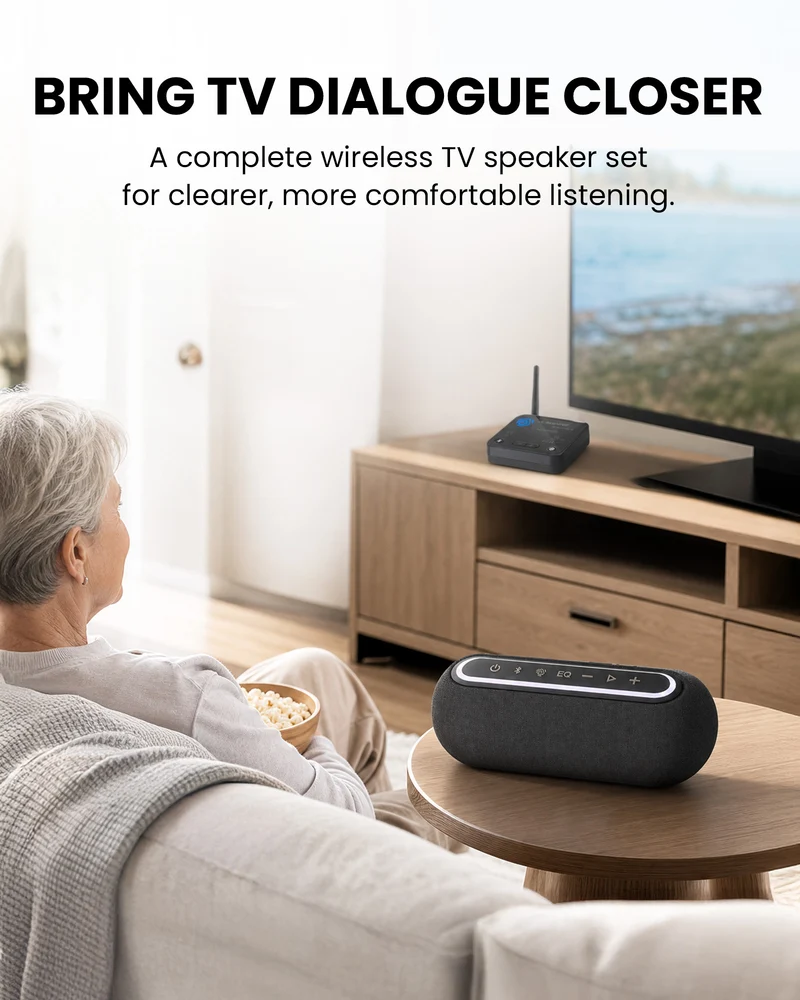 Audikast Harmony A2 | Wireless TV Speaker Set