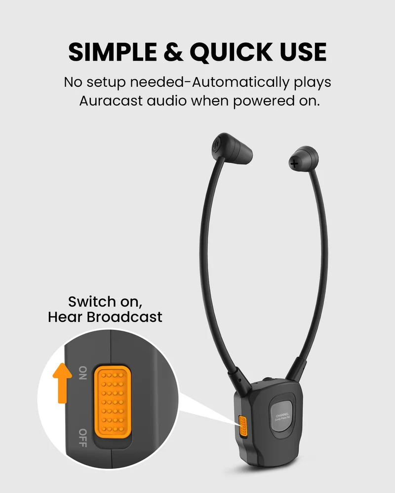 AuraBand | Auracast Personal Receiver